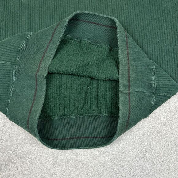 VNTG 90's Polo Ralph Lauren Sweater Vest Men's Large Golf Polo Crest Green Knit - Picture 6 of 10